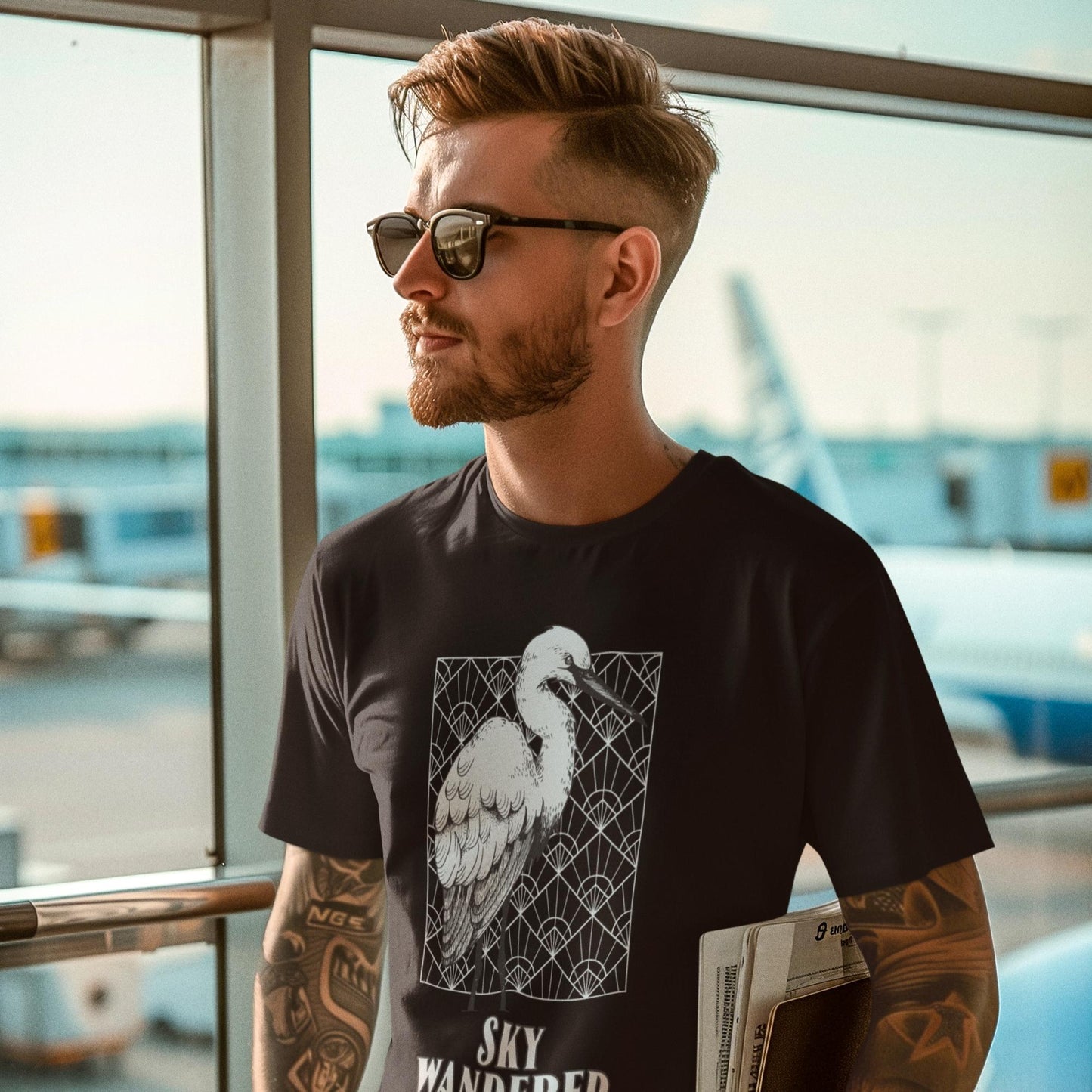 Sky Wanderer T-shirt - Unisex Garment-Dyed Tee