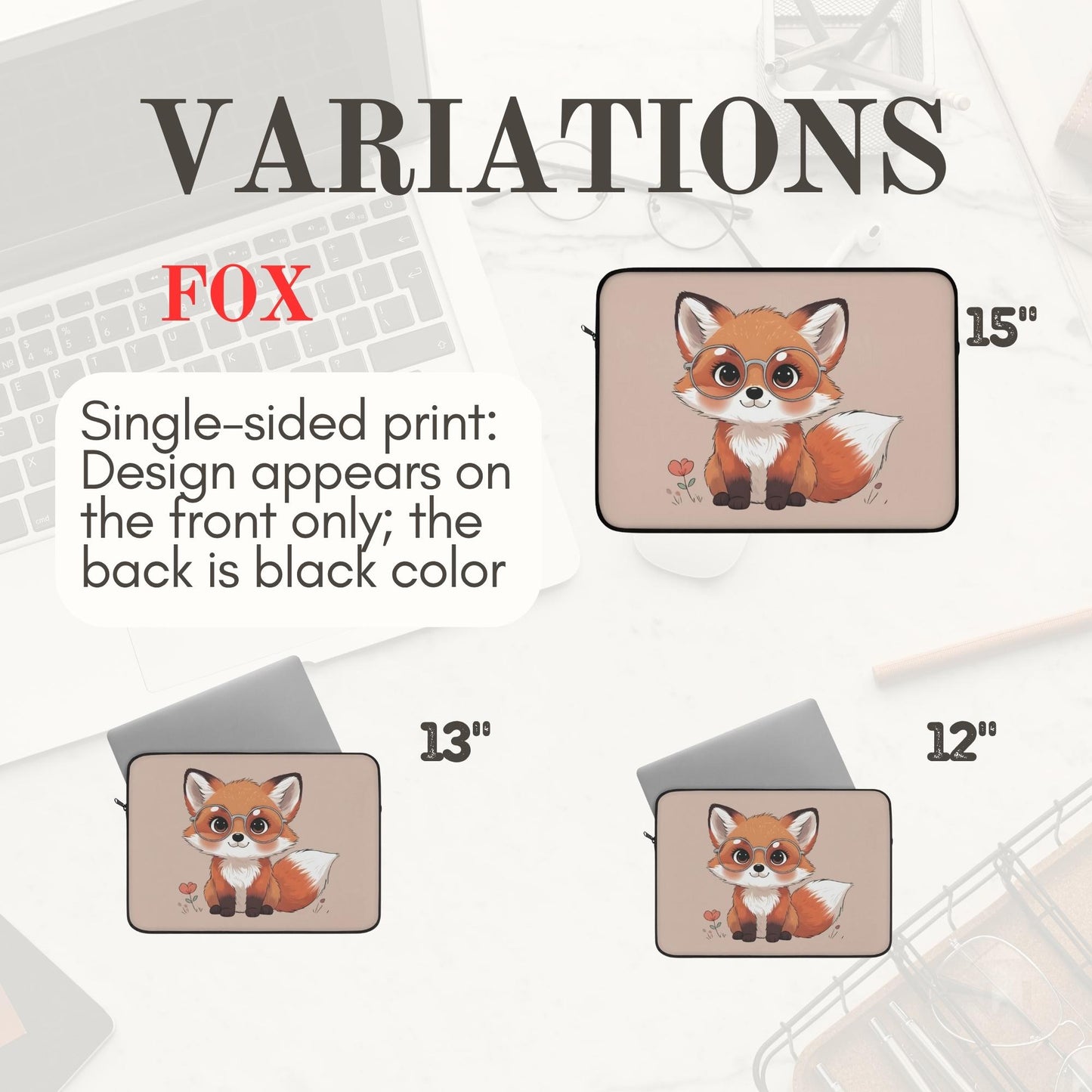 Fox Laptop Sleeve