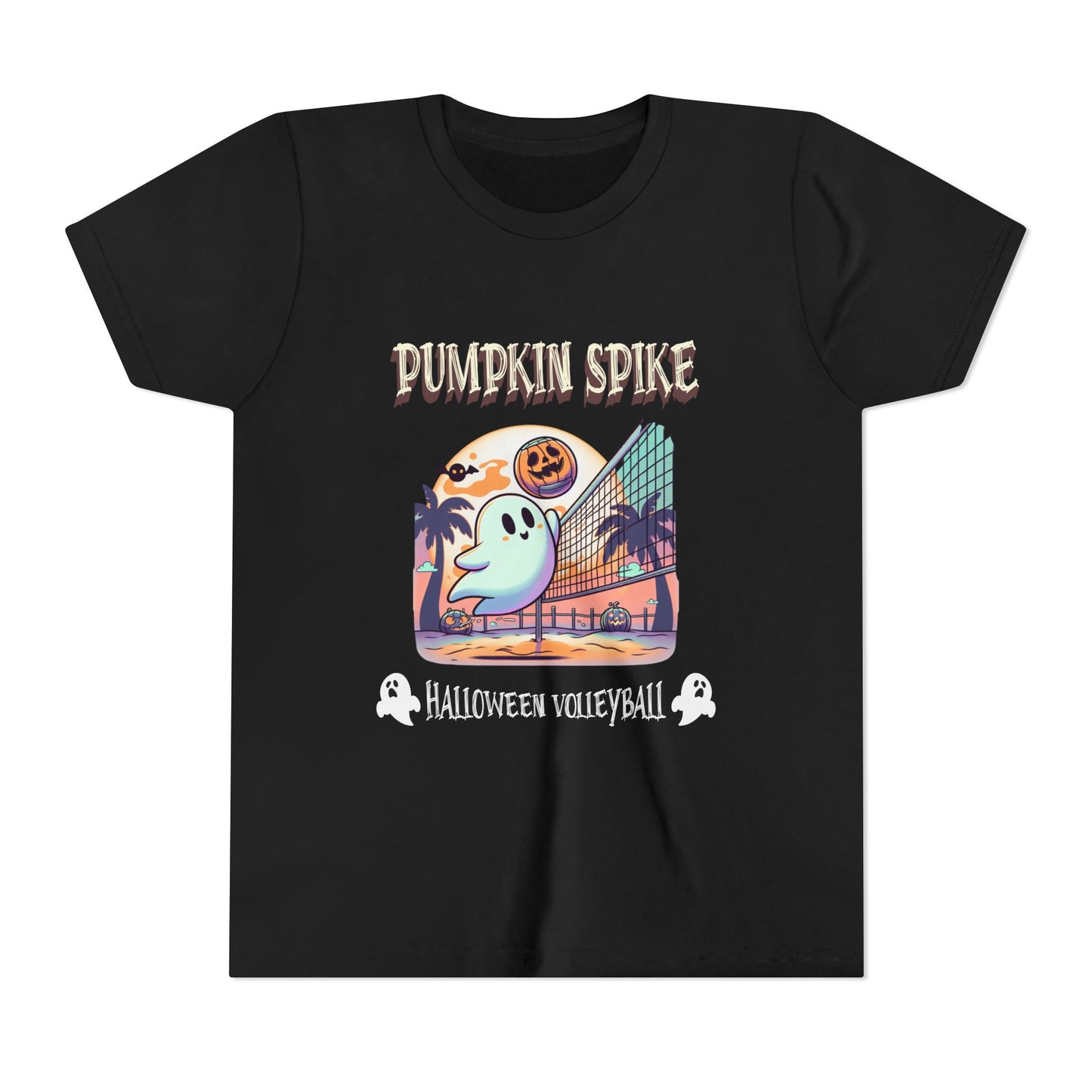 Youth Halloween Volleyball Tee
