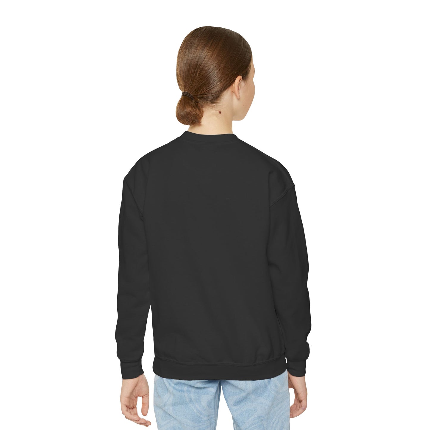 Skater Girl Attitude Youth Crewneck Sweatshirt