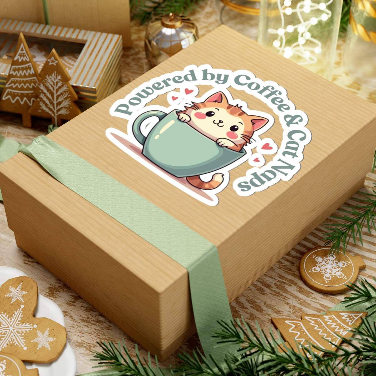 Cat Lovers Kiss-Cut Stickers