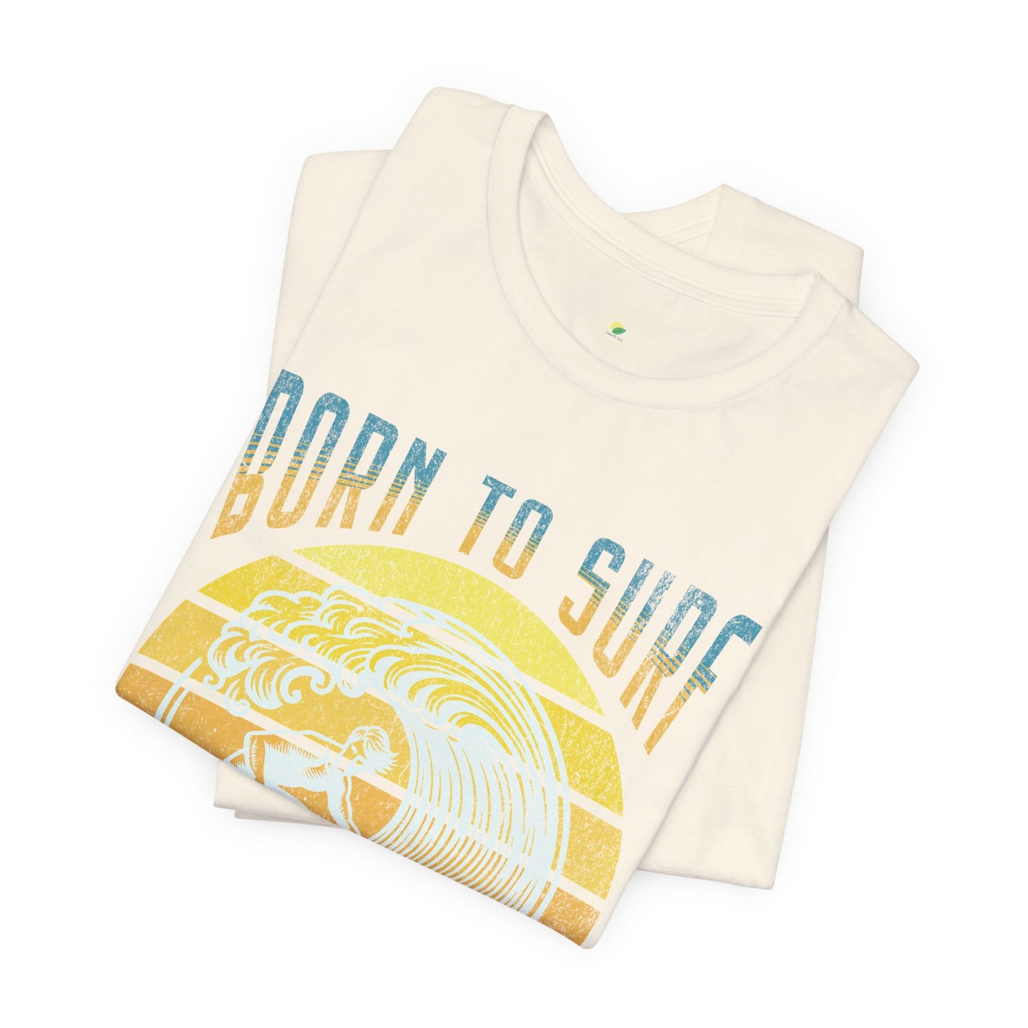Surf Short Sleeve Tee - Born to Surf Design