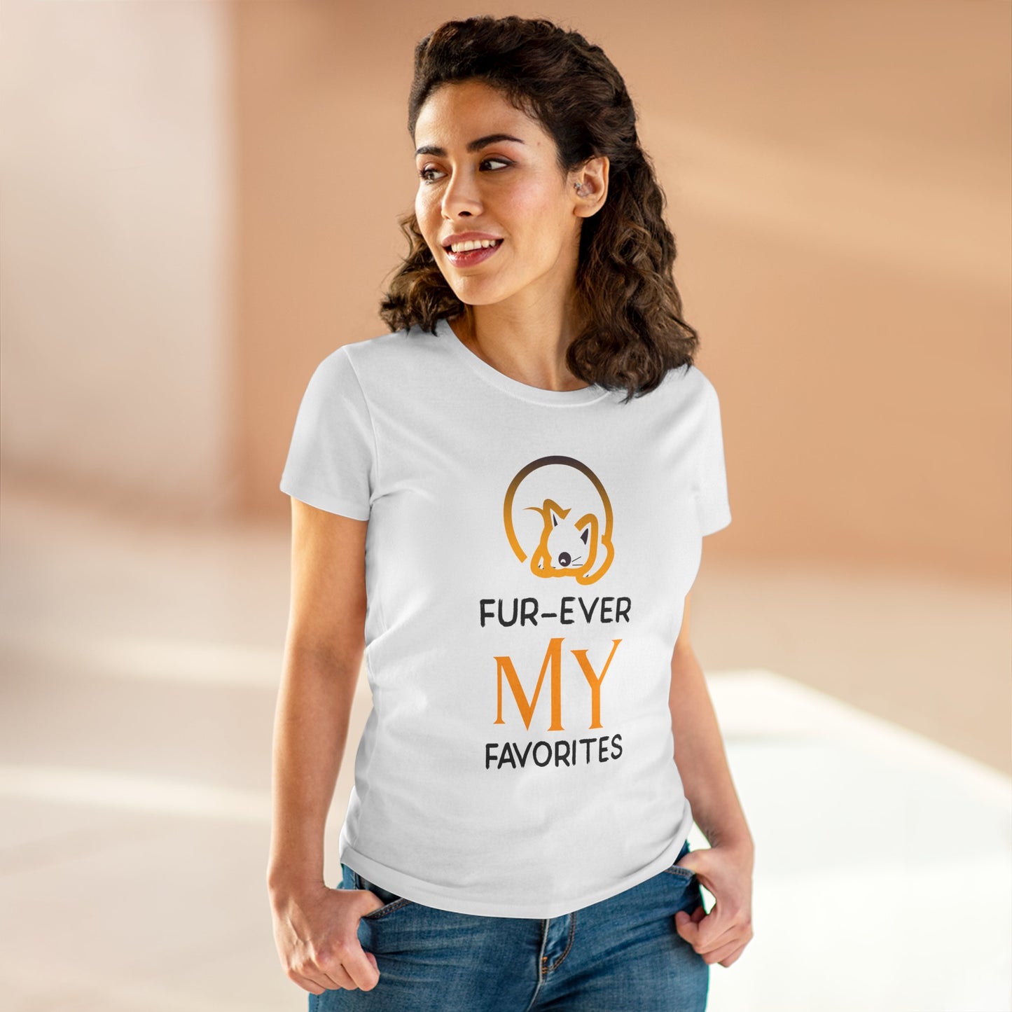Women's Tee - Fur-Ever My Favorites Cotton T-Shirt