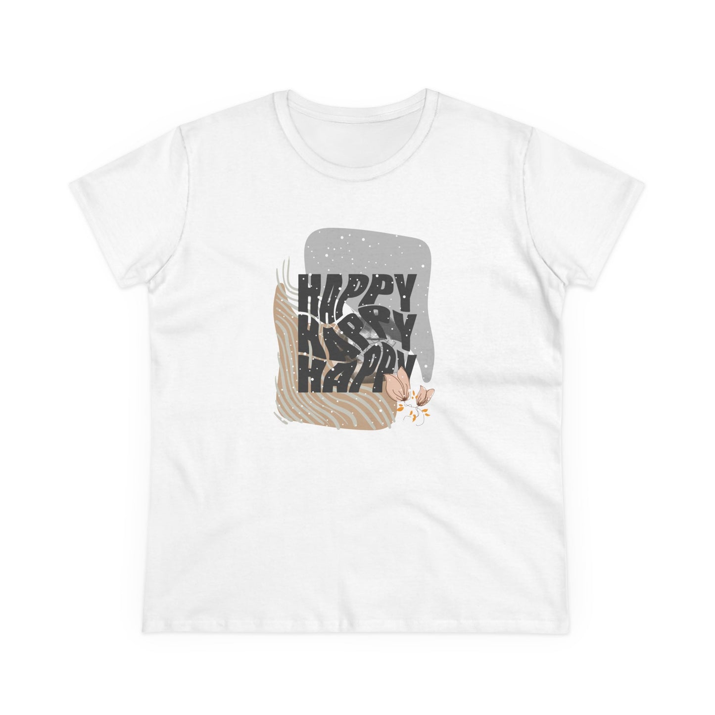 Happy But Sad Design Women’s Cotton Tee