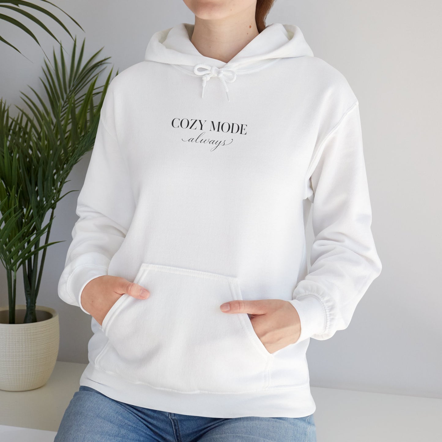 Cozy Mode Hoodie - Heavy Blend Hooded Sweatshirt