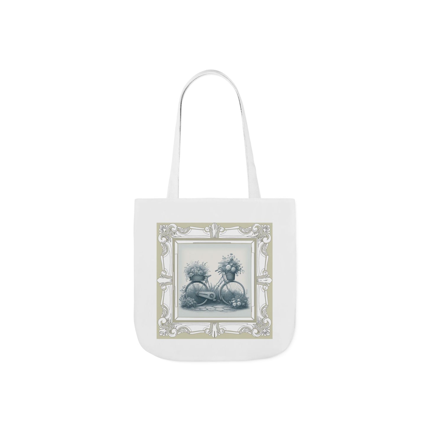 Floral Canvas Tote Bag