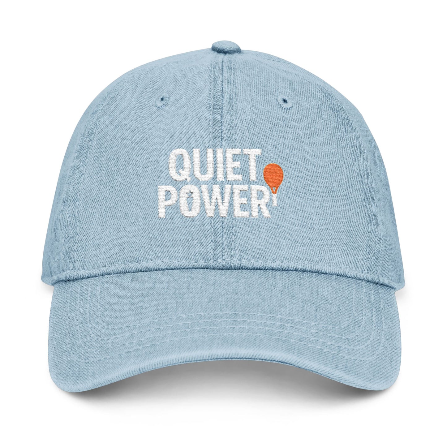 Embroidered Denim Hat for Tennis Lovers