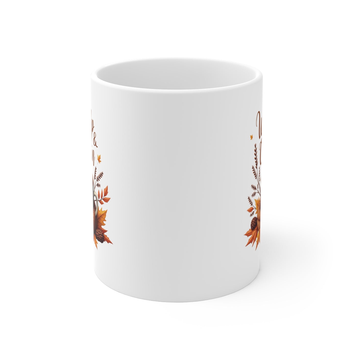 Mug 11oz Cozy Fall Warm Up & Cuddle In