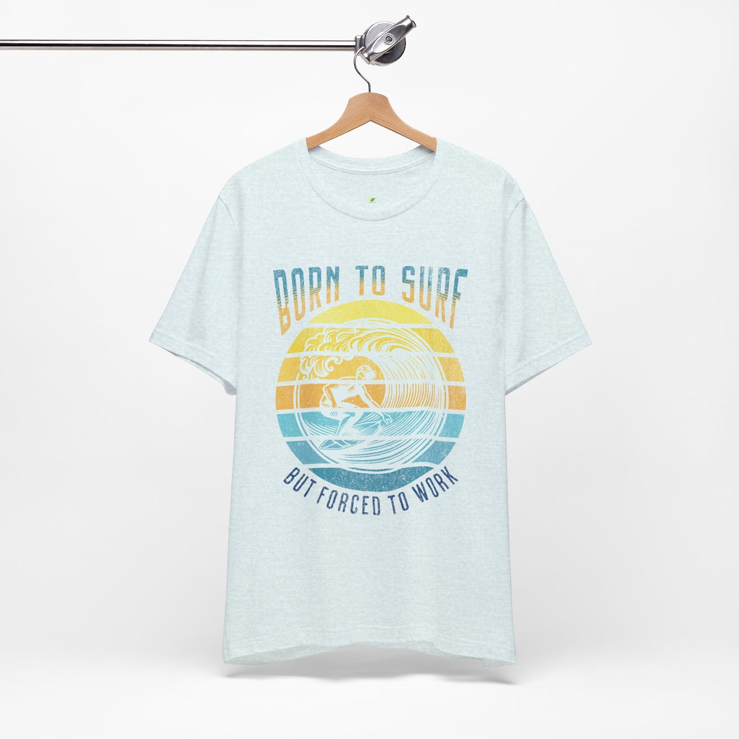 Surf Short Sleeve Tee - Born to Surf Design