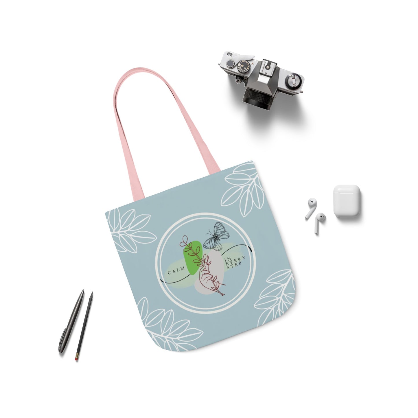 Calm In Every Step Tote Bag