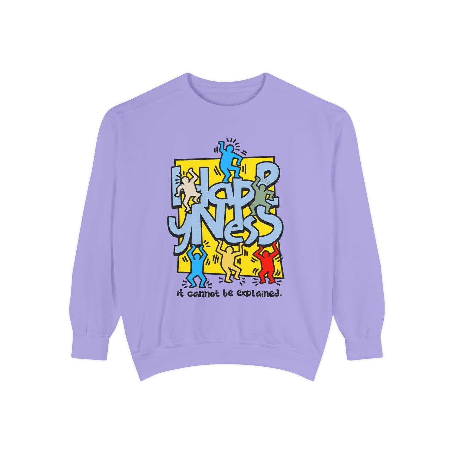 Garment-Dyed Sweatshirt - Way to Happiness Design