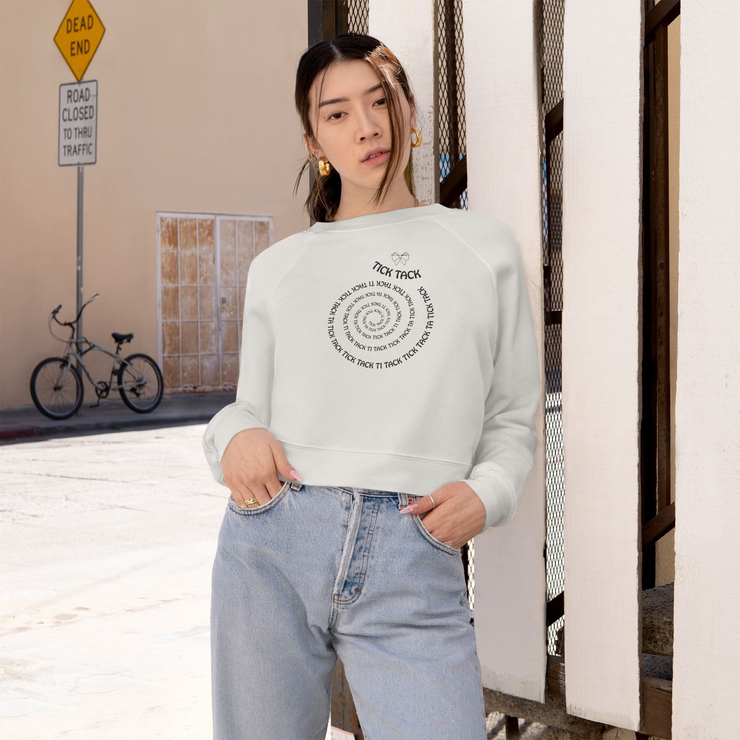 Trendy Women's Cropped Fleece Pullover, Cozy Sweatshirt for Casual Outfits, Perfect for Fall & Winter Wear, Gift for Her,