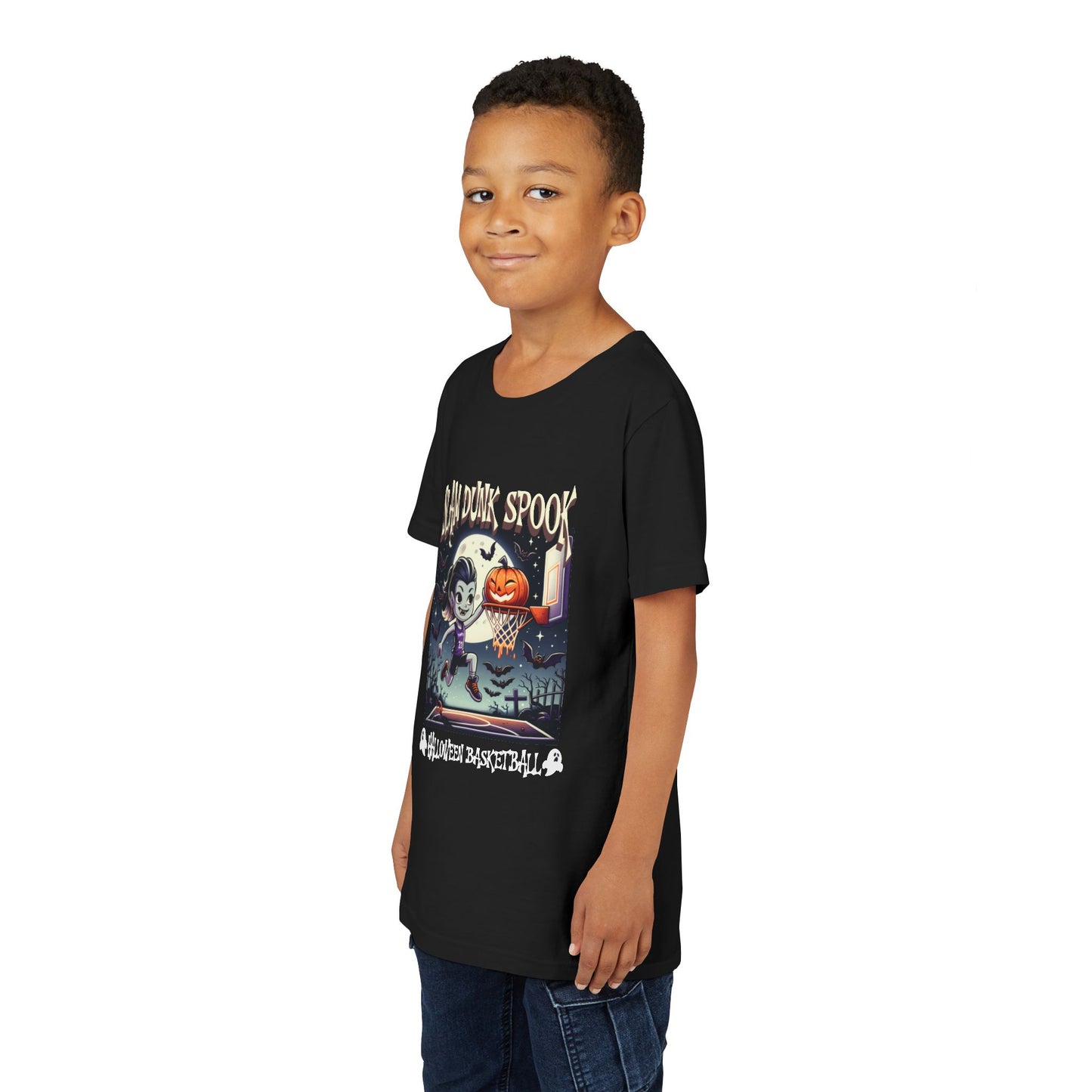 Youth Halloween Basketball Tee