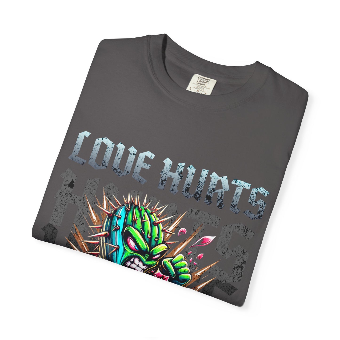 T-Shirt Love Hurts Unisex Garment-Dyed