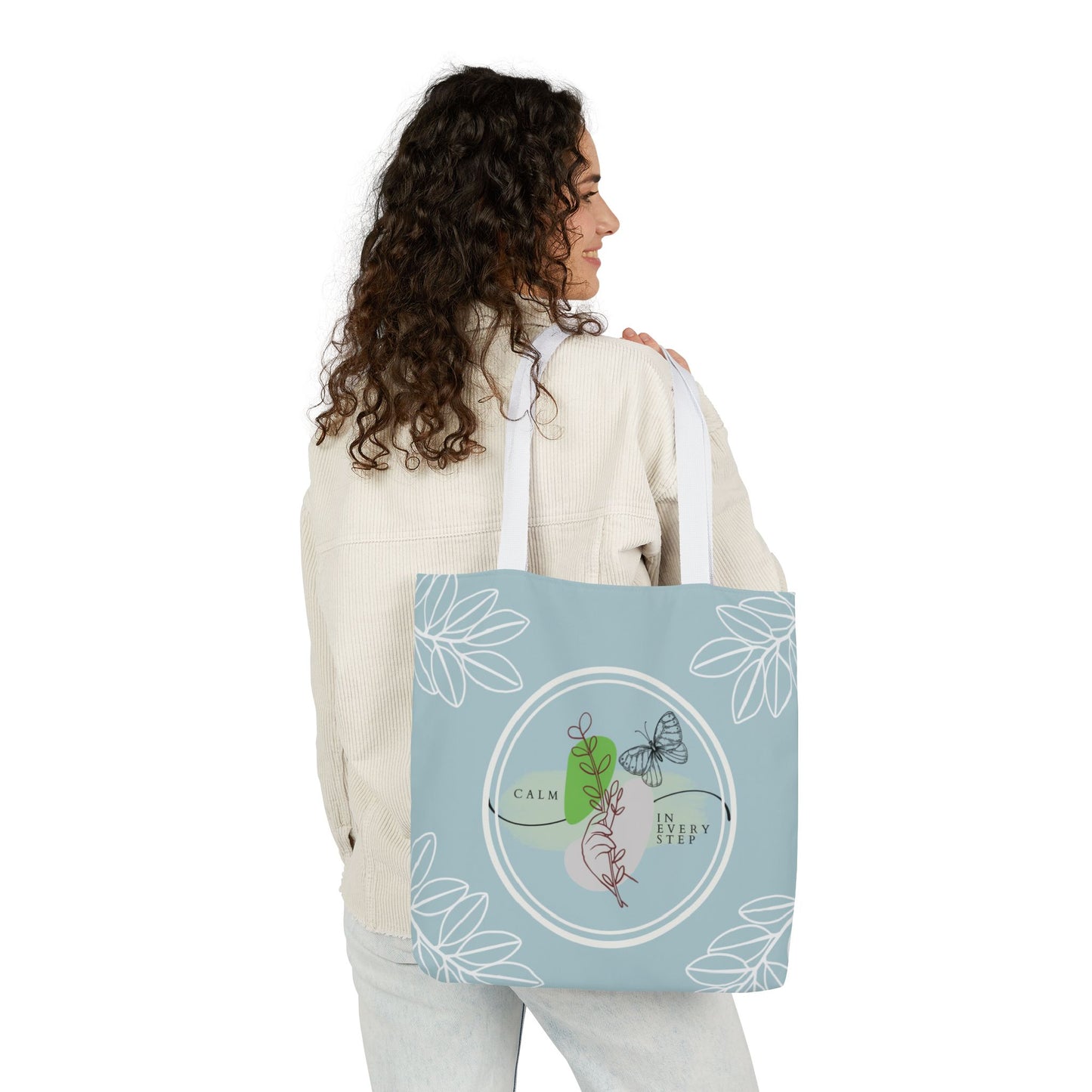 Calm In Every Step Tote Bag