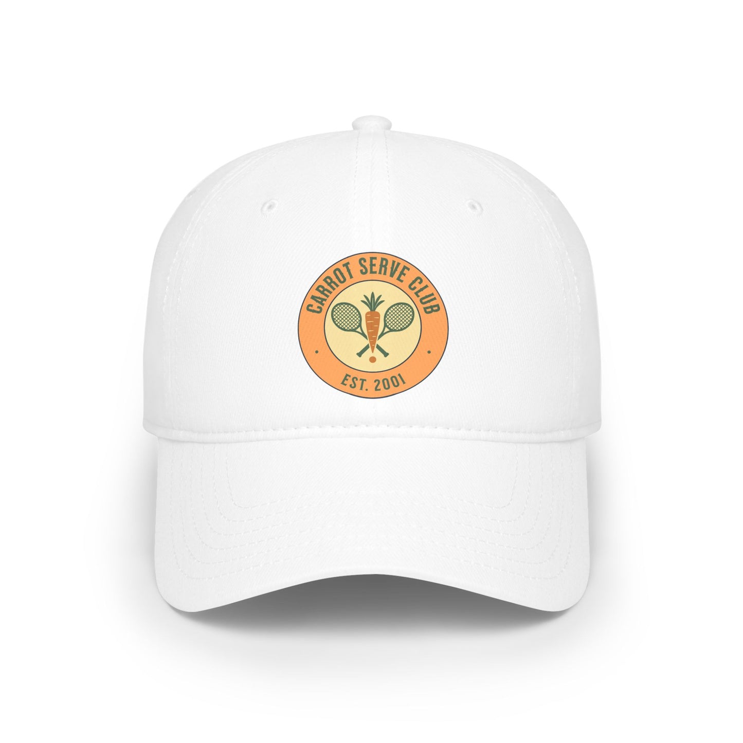 Tennis Lover Baseball Cap - Carrot Serve Club Cap