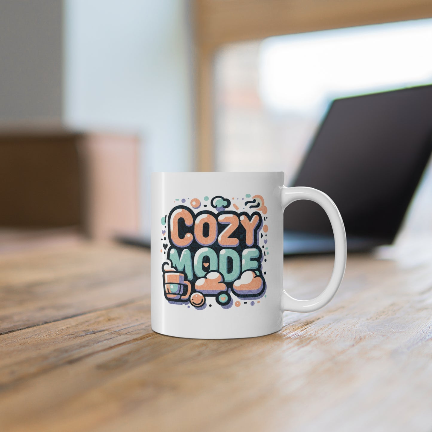 Mug - Cozy Mode 11oz Coffee Cup for Relaxing Days