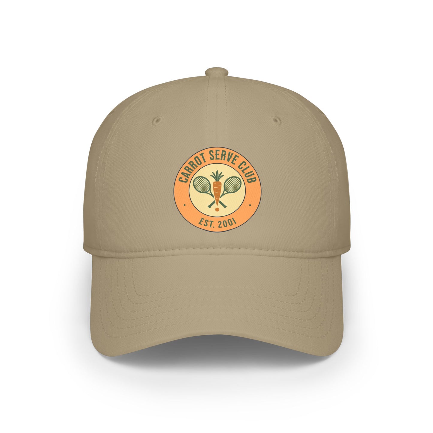 Tennis Lover Baseball Cap - Carrot Serve Club Cap