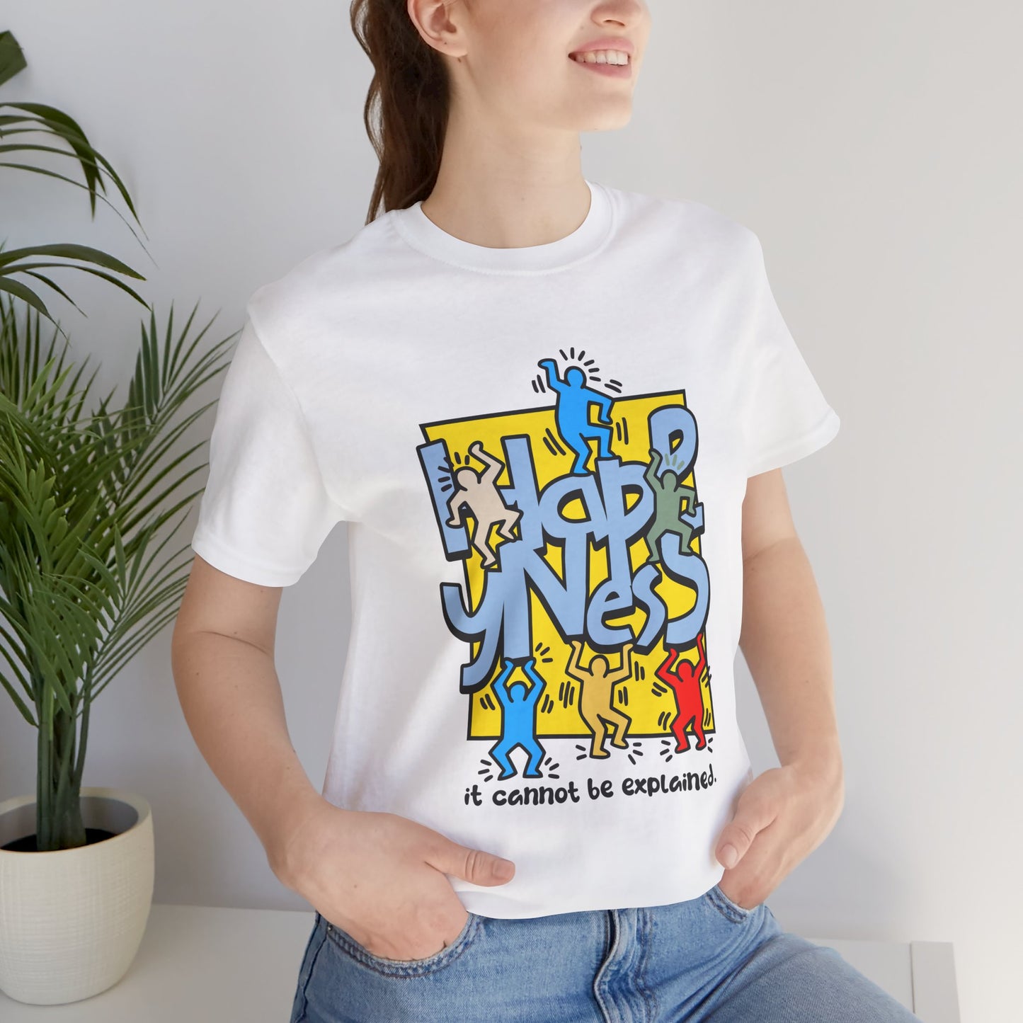 Unisex Jersey Short Sleeve Tee - Way to Happiness Design