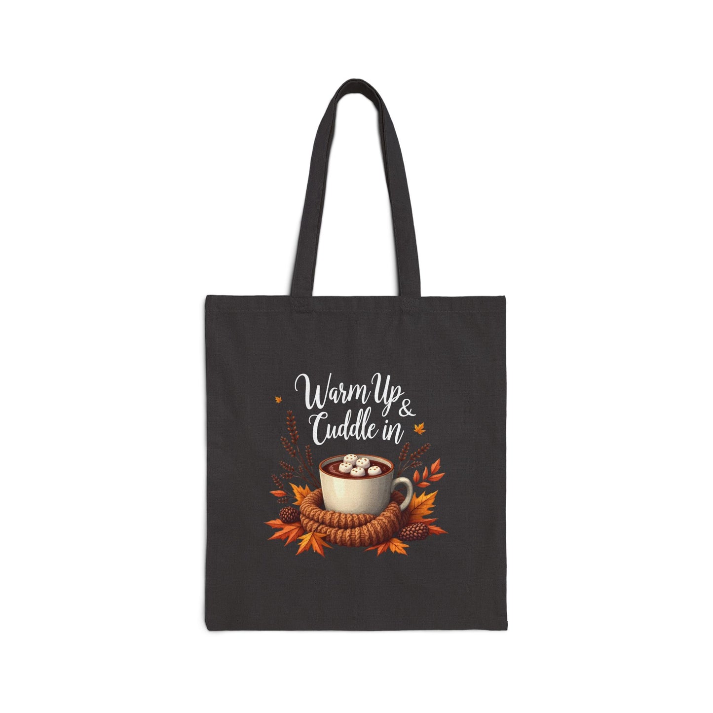 Cotton Canvas Tote Bag - Warm and Cuddly Design