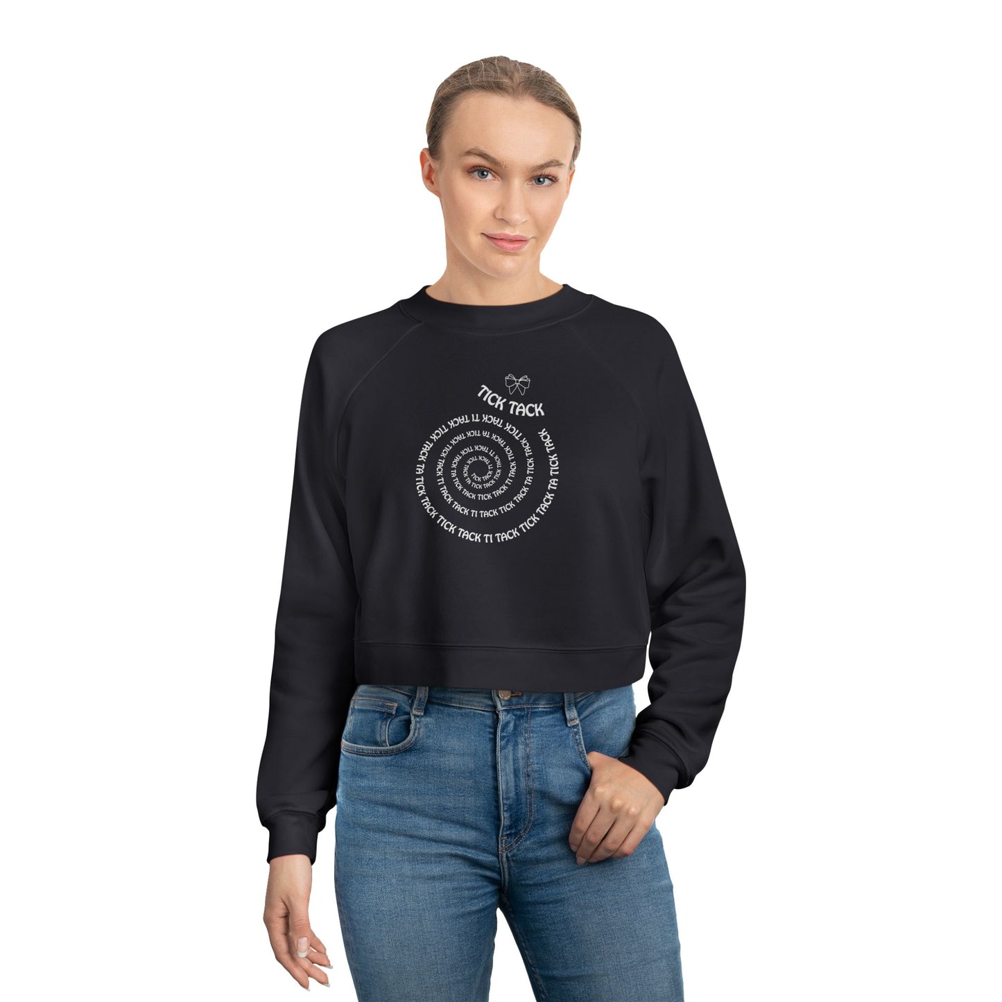 Trendy Women's Cropped Fleece Pullover, Cozy Sweatshirt for Casual Outfits, Perfect for Fall & Winter Wear, Gift for Her,