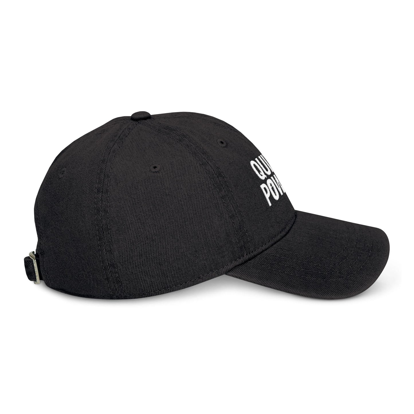 Embroidered Denim Hat for Tennis Lovers
