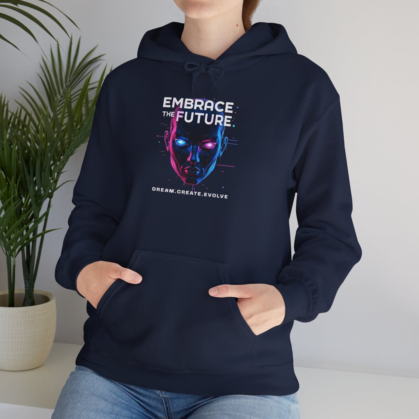 Embrace the Future Hoodie - Unisex Heavy Blend