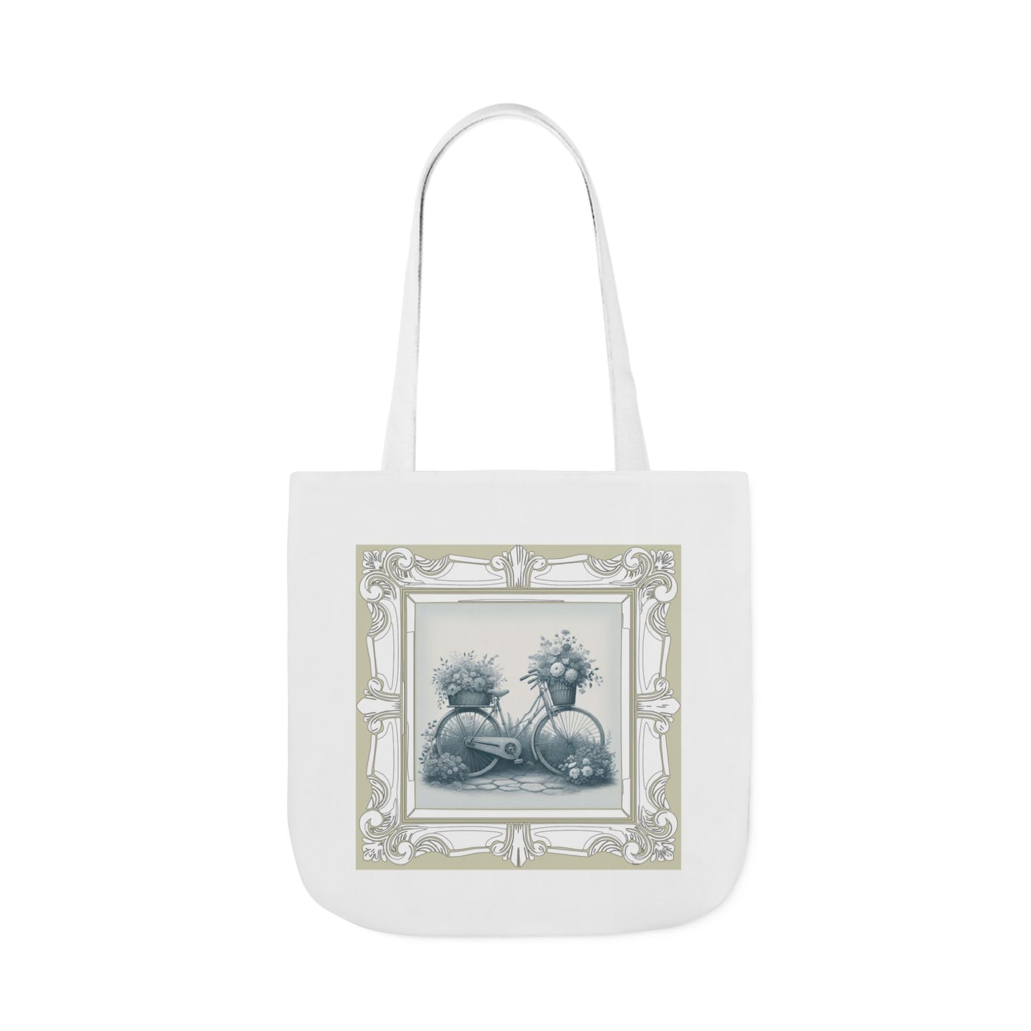 Floral Canvas Tote Bag