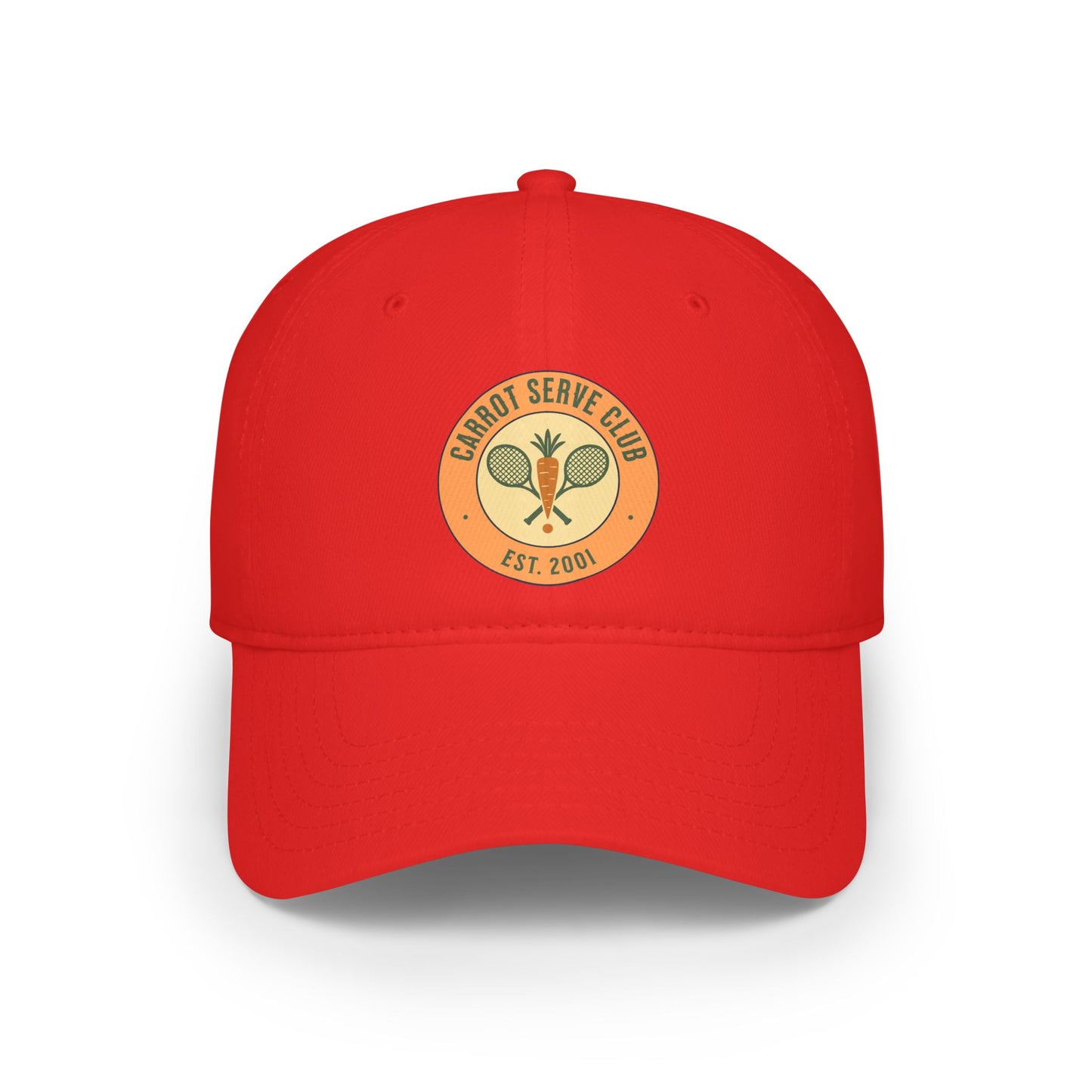 Tennis Lover Baseball Cap - Carrot Serve Club Cap