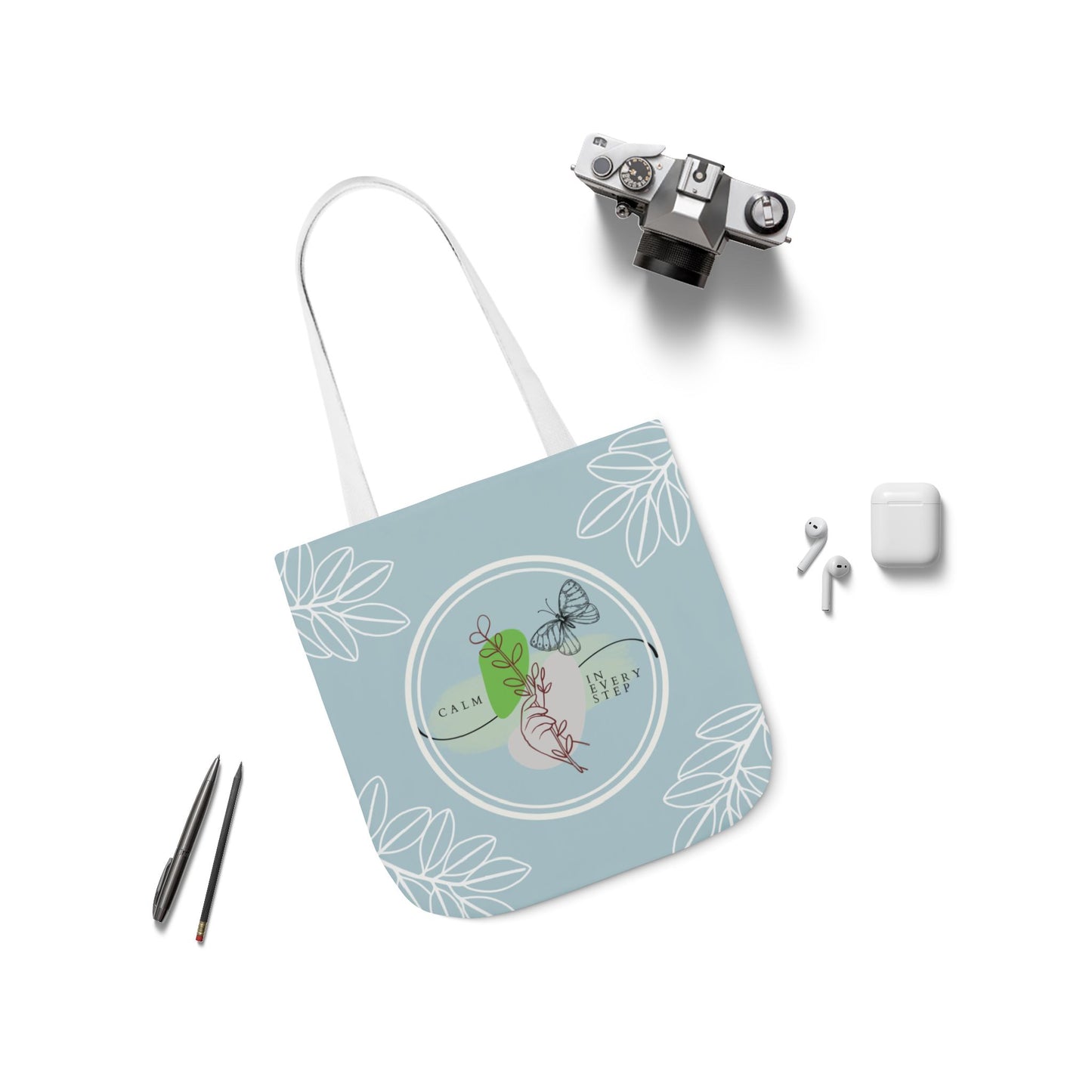 Calm In Every Step Tote Bag