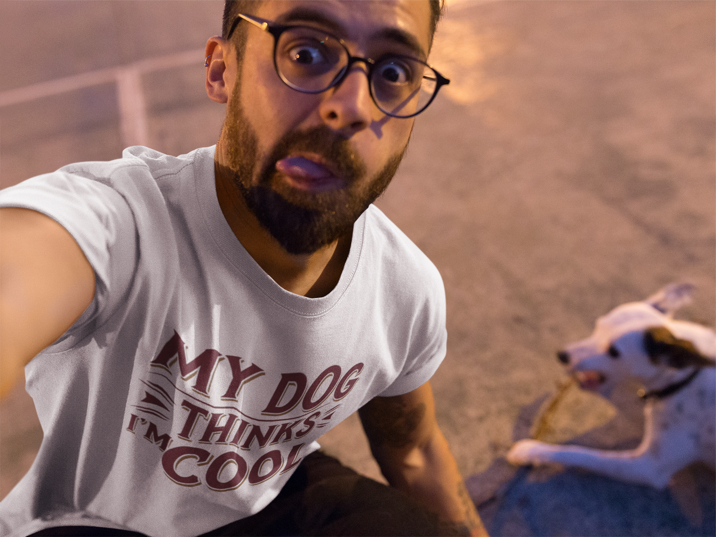 Dog Lover T-Shirt - My Dog Thinks I'm Cool
