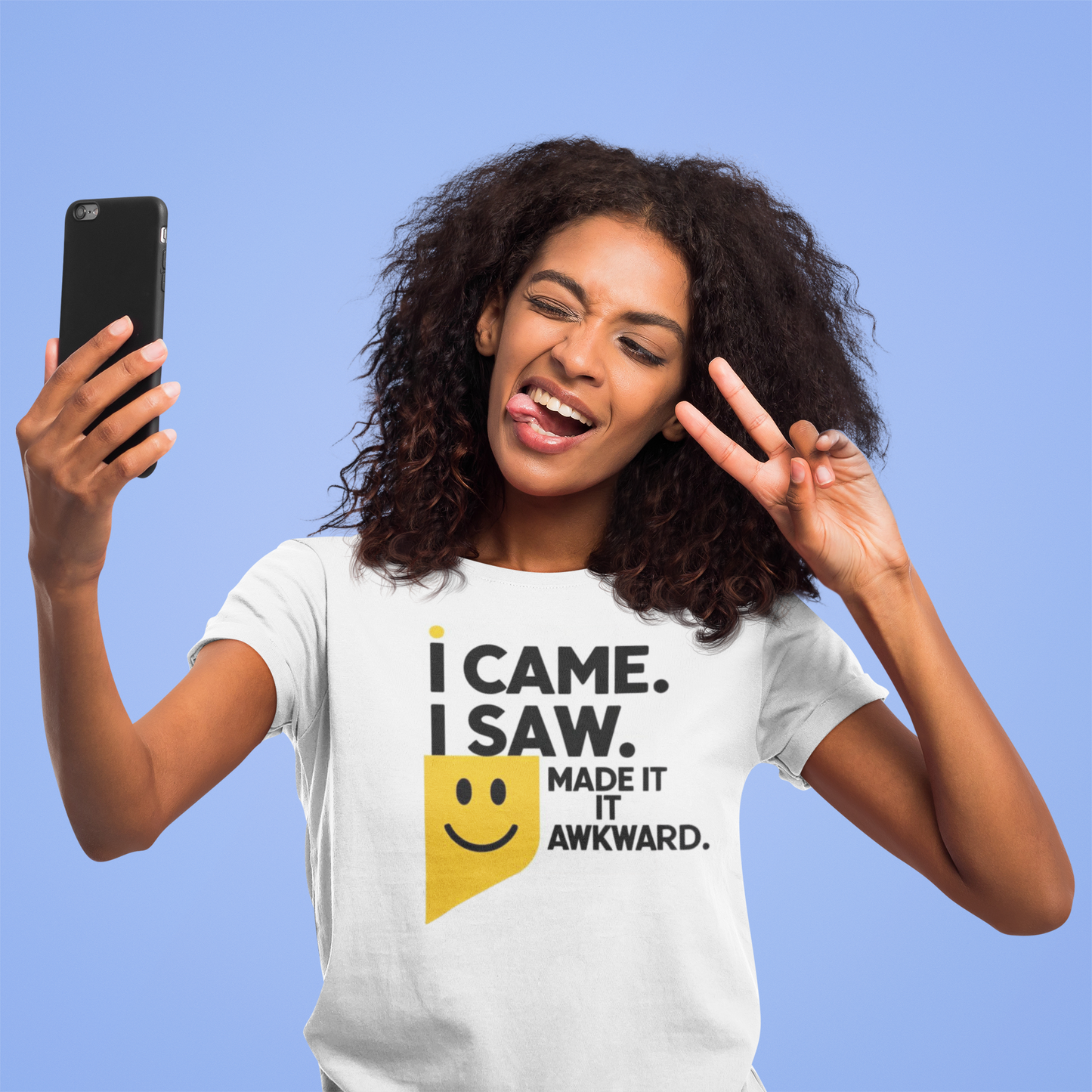 Funny Unisex T-Shirt - I Came I Saw I Made It Awkward