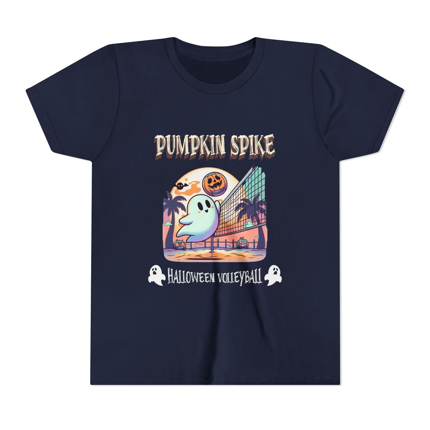 Youth Halloween Volleyball Tee