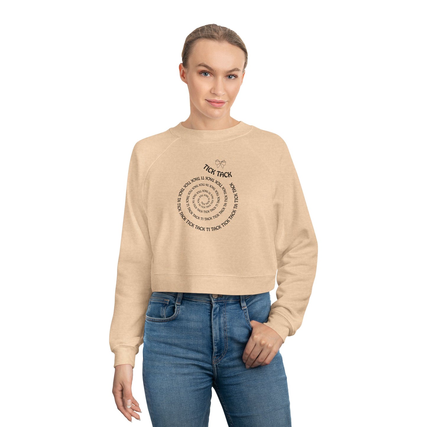 Trendy Women's Cropped Fleece Pullover, Cozy Sweatshirt for Casual Outfits, Perfect for Fall & Winter Wear, Gift for Her,
