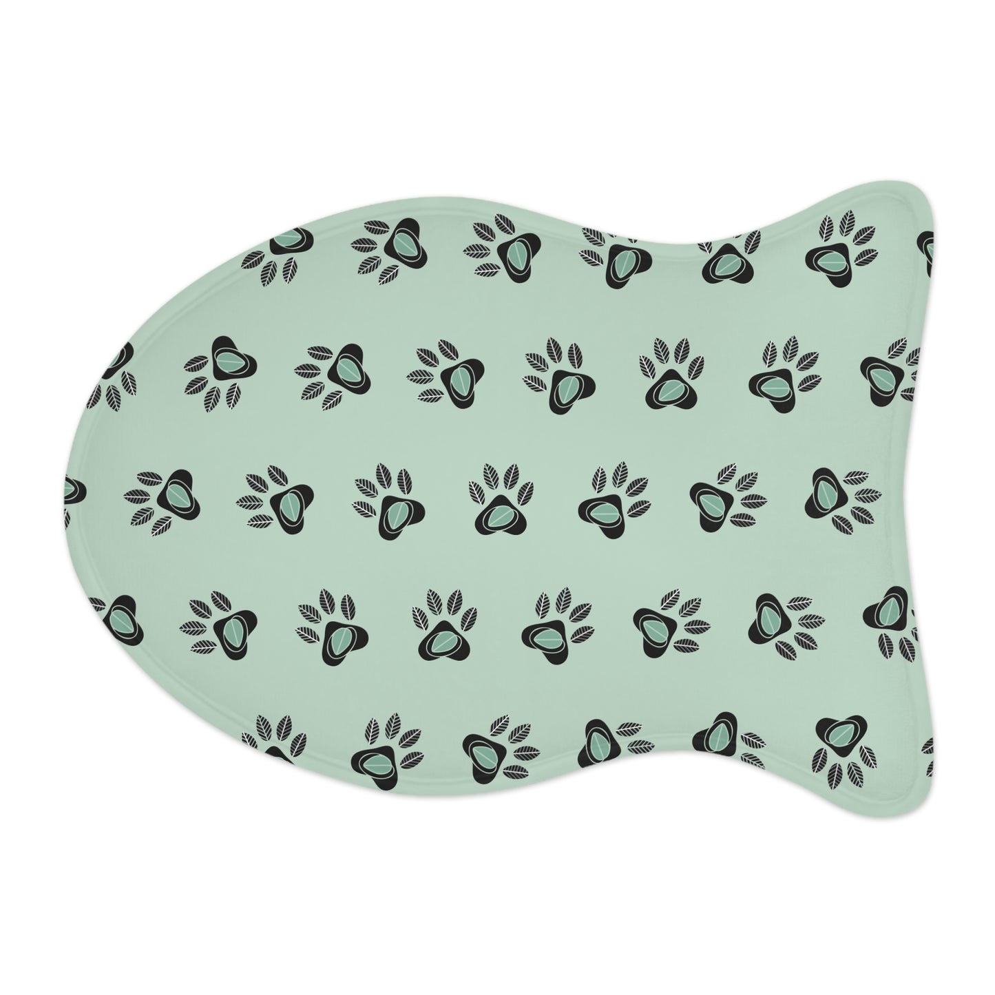 Pet Feeding Mat - Eucalyptus Design