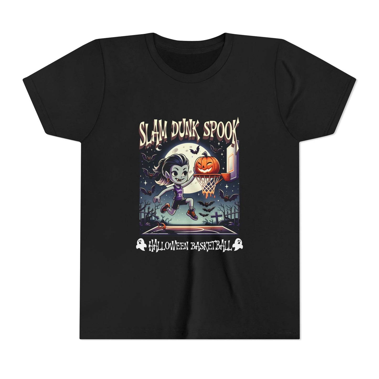 Youth Halloween Basketball Tee