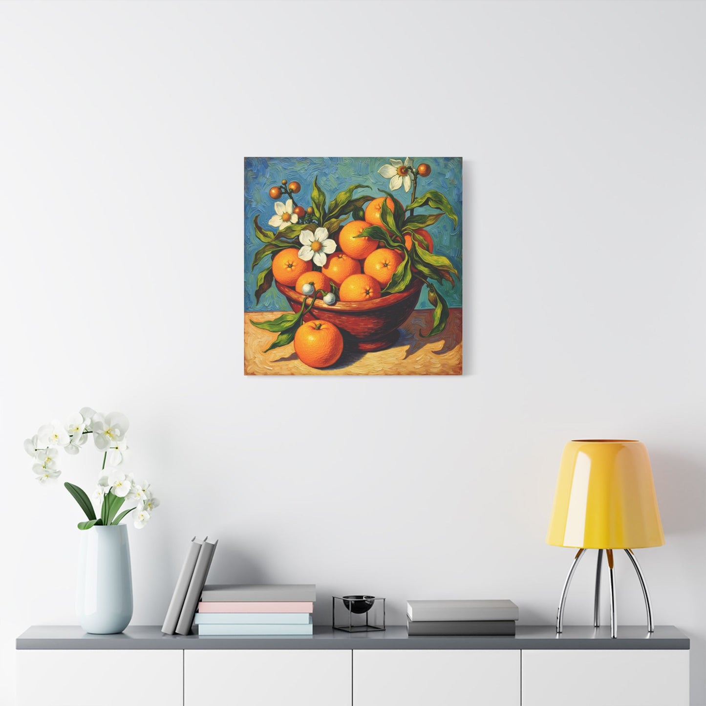 Vibrant Fruit Wall Art, Modern Canvas Decor
