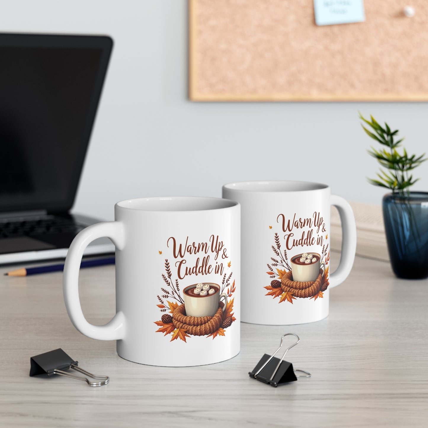 Mug 11oz Cozy Fall Warm Up & Cuddle In