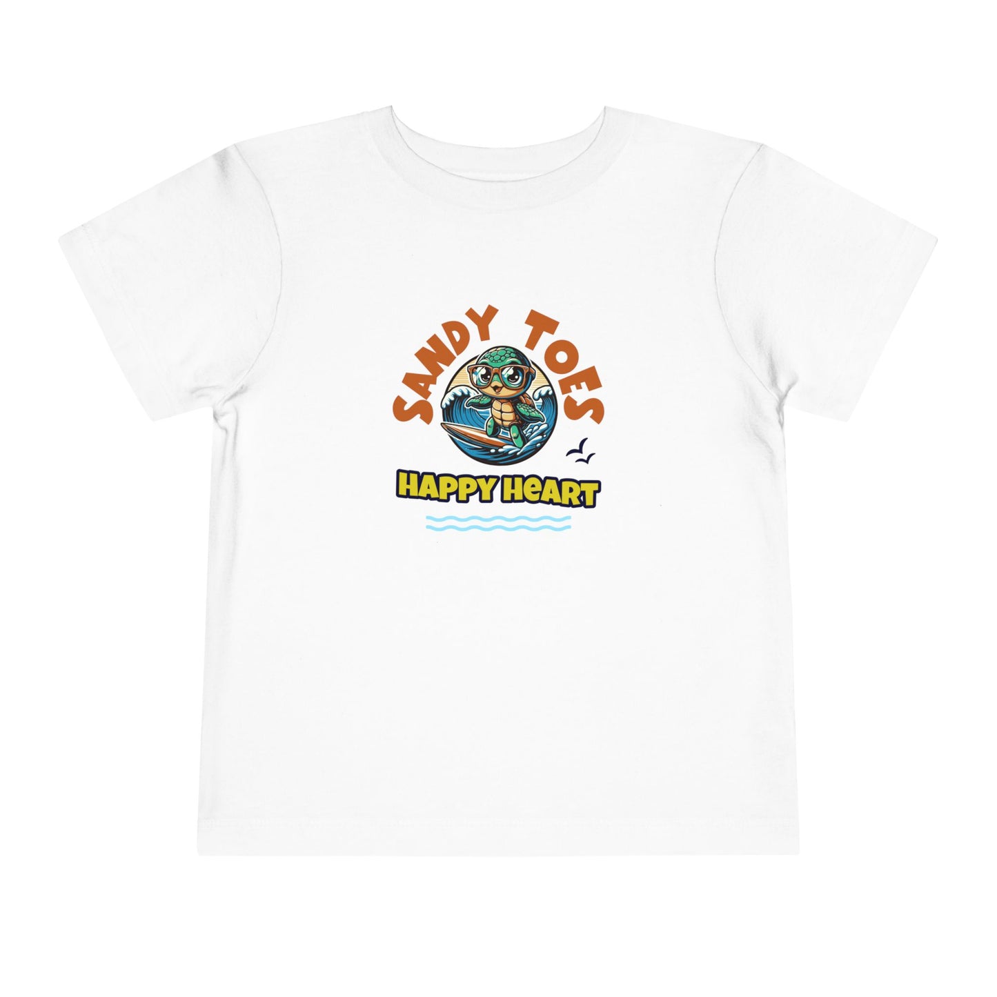 Toddler Tee - Sandy Toes, Happy Heart