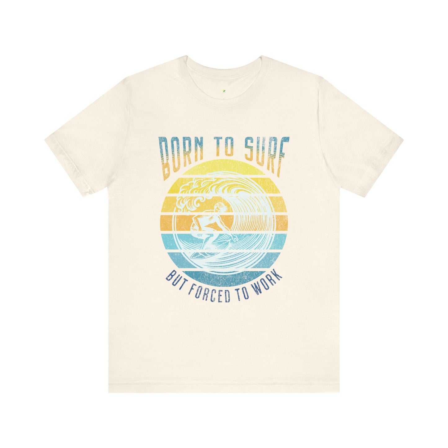 Surf Short Sleeve Tee - Born to Surf Design