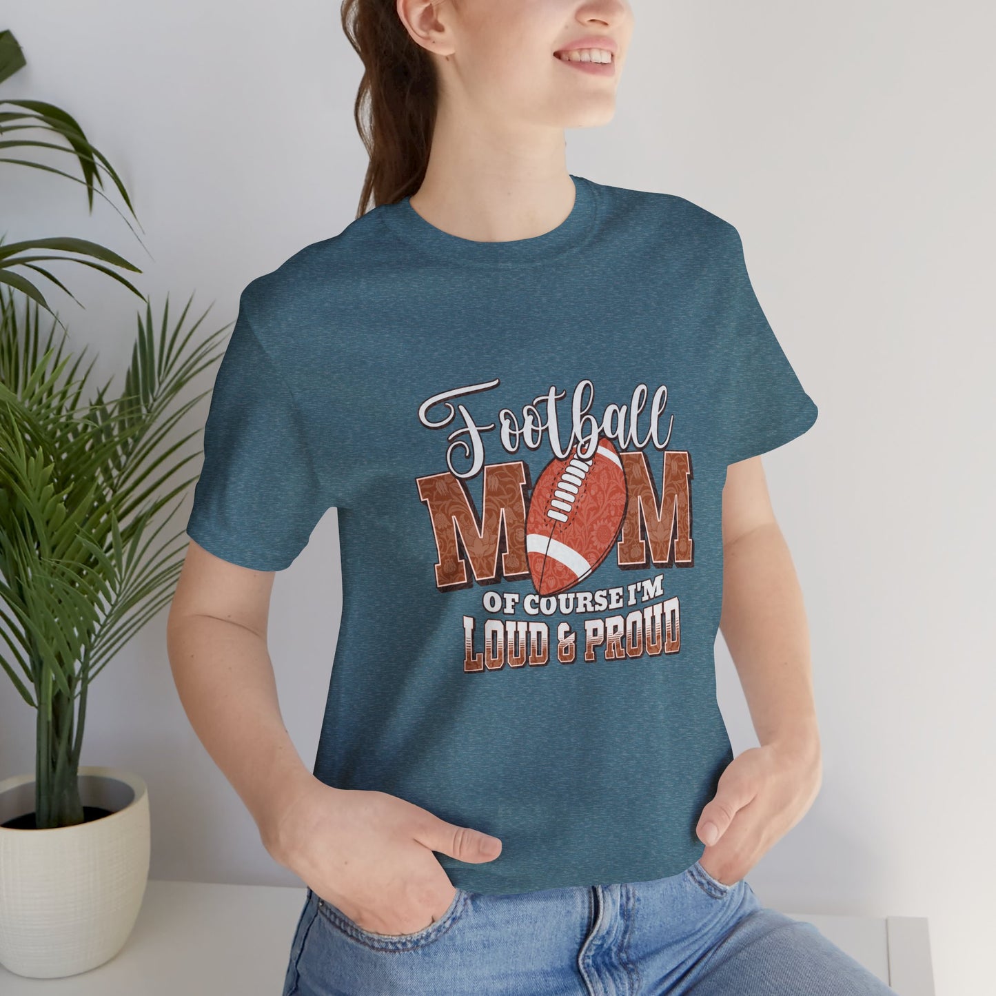 Football Mom Tee - Jersey Short Sleeve Tee