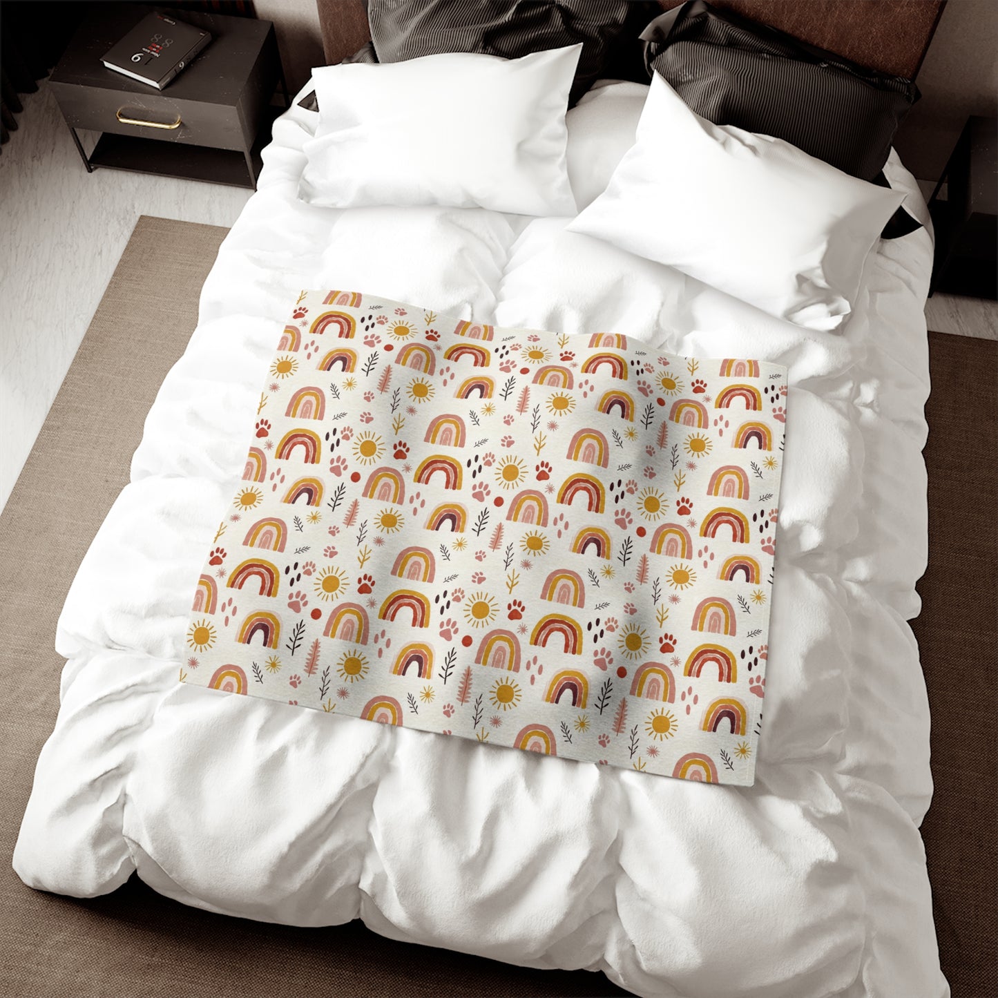Pet Sweatshirt Blanket Rainbow