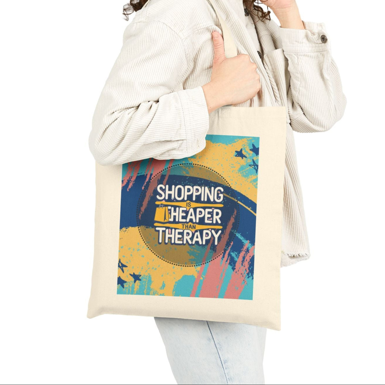 Shopping Therapy Tote Bag