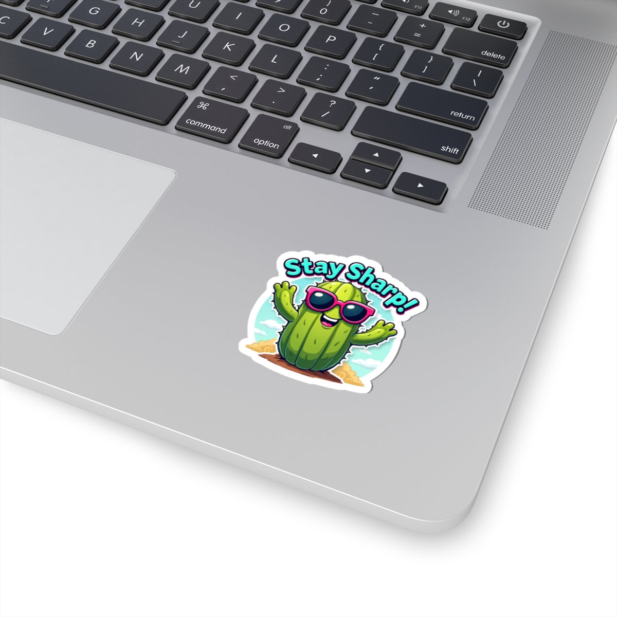 "Stay Sharp" Typography Kiss-Cut Stickers