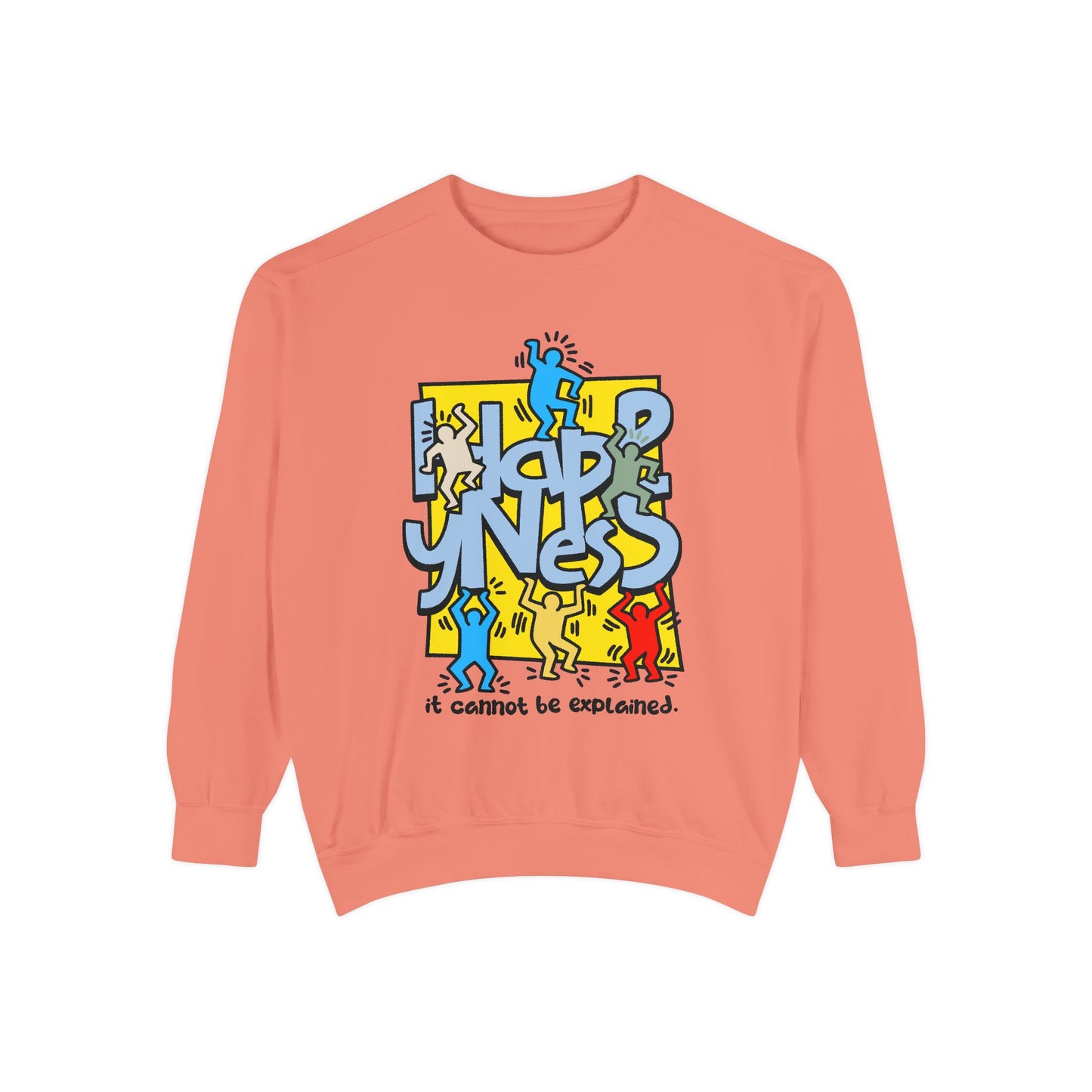 Garment-Dyed Sweatshirt - Way to Happiness Design