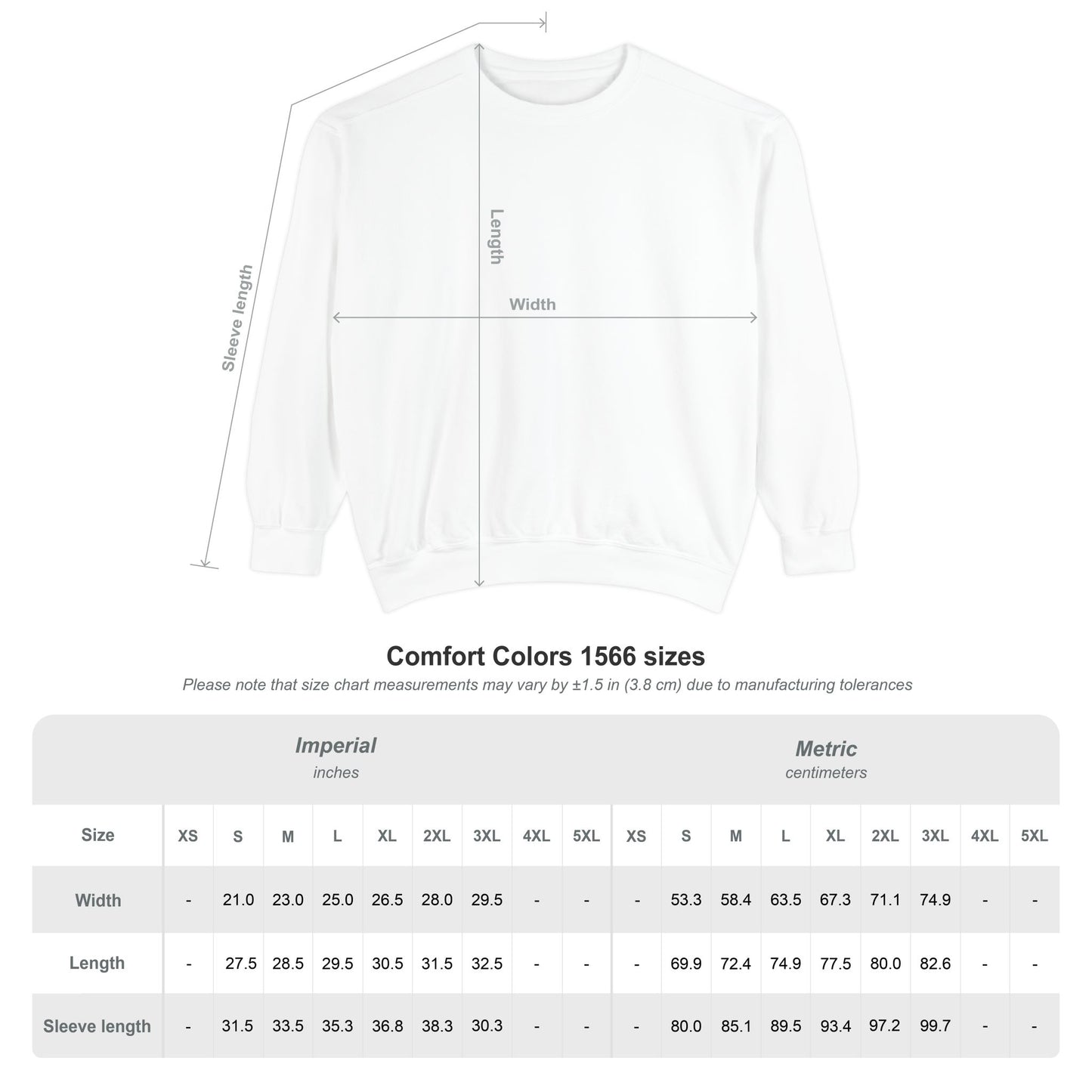 Garment-Dyed Sweatshirt - Way to Happiness Design