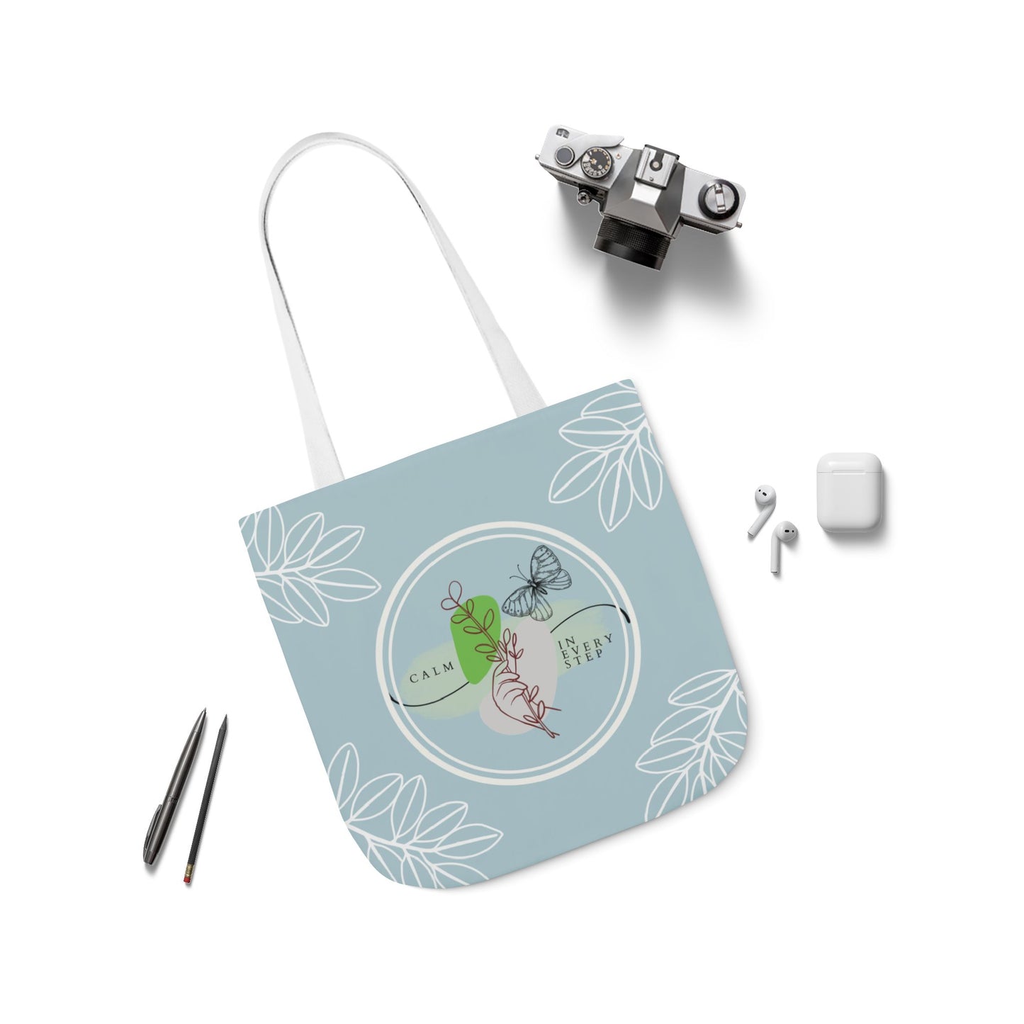 Calm In Every Step Tote Bag
