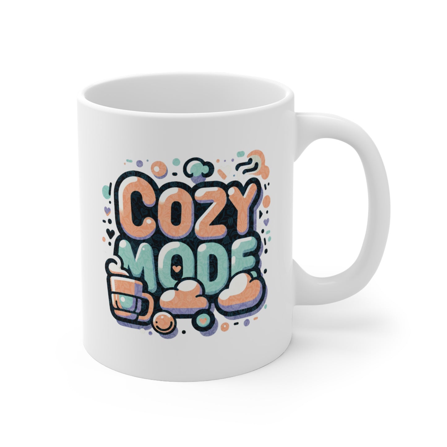 Mug - Cozy Mode 11oz Coffee Cup for Relaxing Days