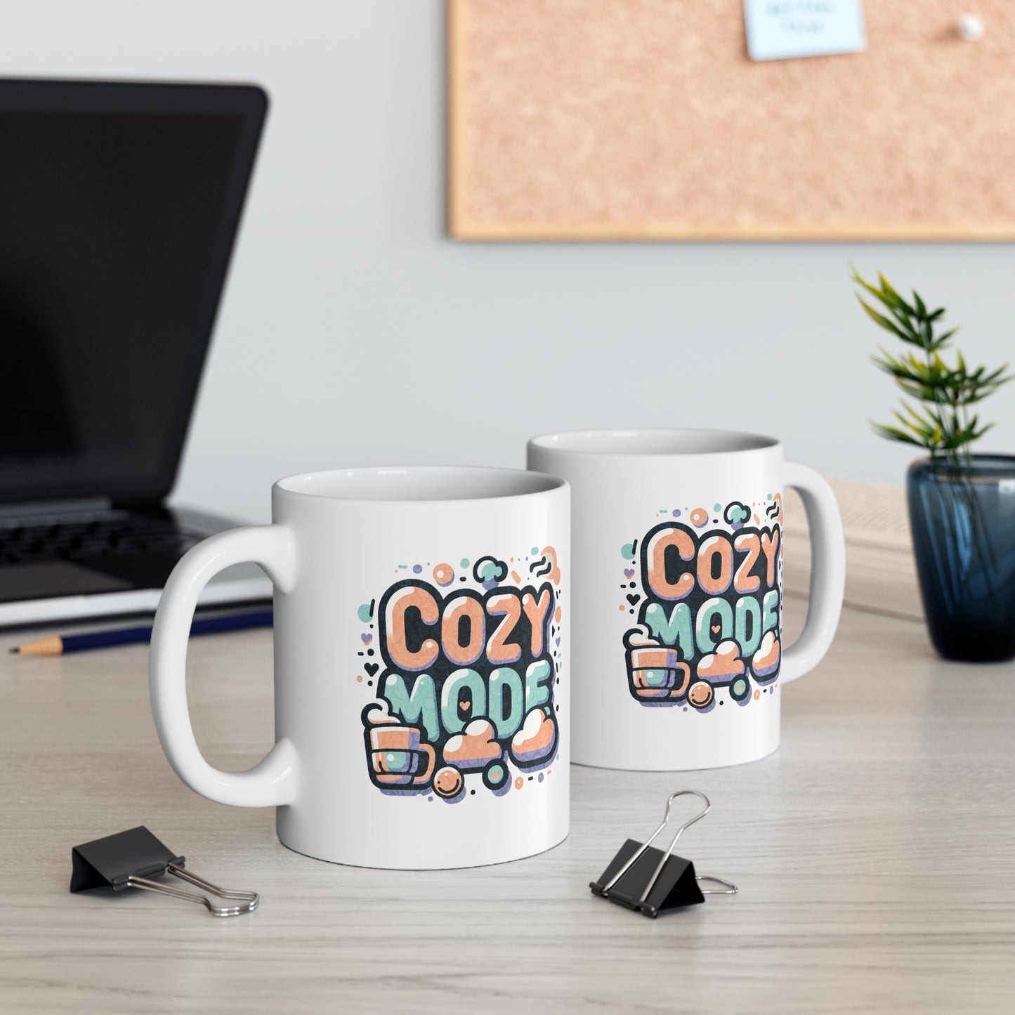 Mug - Cozy Mode 11oz Coffee Cup for Relaxing Days
