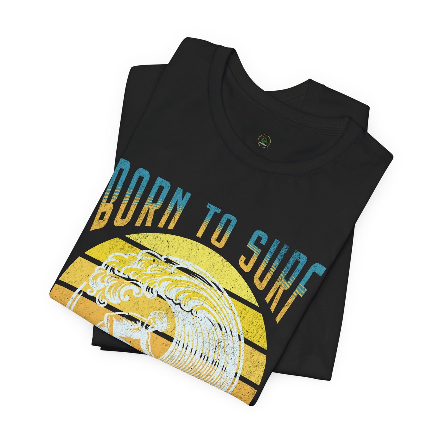 Surf Short Sleeve Tee - Born to Surf Design